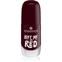 essence Gel Nail Polish гелевий лак для нігтів відтінок 12 LEFT ME on RED 8 мл