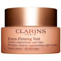 Clarins Extra-Firming Night стягащ нощен крем с регенериращ ефект  за всички типове кожа на лицето 50 мл.