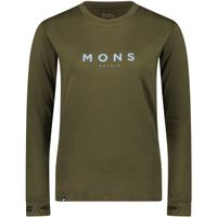 MONS ROYALE YOTEI CLASSIC Дамска тениска от мерино, khaki, размер