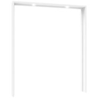 home24 PASPARTOVÝ RÁM, biela, biela s vysokým leskom, 180,8/215,1/23,8 cm