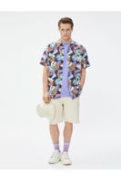 Koton Cargo Shorts with Pockets and Buttons Cotton