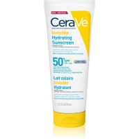 CeraVe Invisible Hydrating Sunscreen SPF 50+ молочко для засмаги для обличчя та тіла SPF 50+ 75 мл