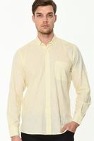 G625 DEWBERRY LINEN SHIRT-YELLOW