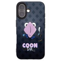 Silikónový čierny obal pre Apple iPhone 16 - COONDA holátko - tmavá