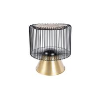 Kayoom PRÍRUČNÝ STOLÍK, hnedá, čierna, zlatá