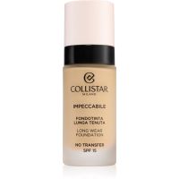 Collistar Impeccabile Long Wear Foundation tartós alapozó SPF 15 2N Beige 30 ml