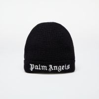 Palm Angels Kids Logo Knit Beanie Black/ White I