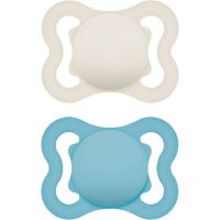 MAM Supreme 0m+ пустушка Turquoise/ Beige 2 кс