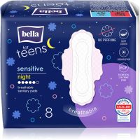 BELLA For Teens Sensitive Night Binden für die Nacht 8 St.
