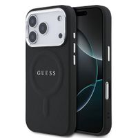 GUESS PU MAGSAFE Zaščitni ovitek za Apple iPhone 17 Pro BLACK