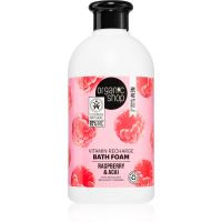 Organic Shop Organic Raspberry & Acai vitaminska pena za kopel 500 ml