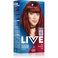 Schwarzkopf LIVE Intense Colour tartós hajfesték árnyalat 043 Red Passion 1 db