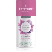 Attitude Super Leaves Deodorant trdi dezodorant brez aluminijevih soli White Tea Leaves 85 g