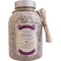 Bohemia Gifts & Cosmetics Bohemia Natur upokojujúca kúpeľová soľ s bylinkami s levanduľou 1200 g