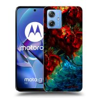 Silikónový čierny obal pre Motorola Moto G54 5G - Universe