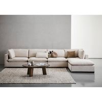 Livetastic ROHOVÁ SEDAČKA, textil, krémová
