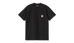 Carhartt WIP S/S Pocket Heart T-Shirt Black Pánske - Tričká Carhartt WIP - Čierna - I032128_1V2_XX-M - Size: M