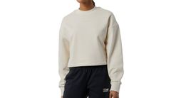 Bluzy i bluzy z kapturem - New Balance Athletics Nature State Crew Light Brown Jasnobrązowy