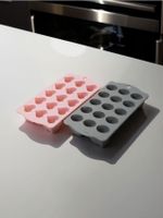 Sinsay - Forma na czekoladki w kształcie serduszek i okrągłych czekoladek 2 pack - wielobarwny