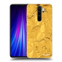 Silikónový prehľadný obal pre Xiaomi Redmi Note 8 Pro - Gold