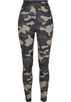 Camo Tech Women's High Waist Leggings Dark Mask