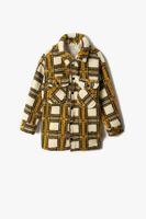 Koton Boys' Mustard Plaid Jacket