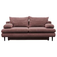 P & B ROZKLADACIA POHOVKA, textil, staroružová