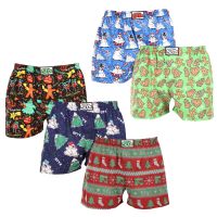 5PACK pánské trenky Styx art klasická guma vícebarevné (5A1408134) XL