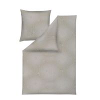 Estella POSTEĽNÁ BIELIZEŇ, flanel, taupe, 135/200 cm
