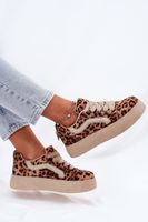 Boto Sneakersy Damskie Na Platformie Panterka Tellnira