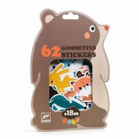 DJECO Forest Animals Baby Stickers nalepke 18m+ 62 kos