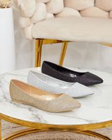 Resti Women's Samelvi Glitter Ballerinas