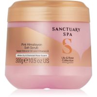 Sanctuary Spa Lily & Rose грижа-скраб за тяло с аромат на цветя 300 гр.