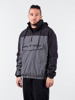 Karl Kani Retro Split Windbreaker Anthracite/Black - Pánske - Bunda Karl Kani - Čierne - 6084115 - Veľkosť: S