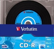 VERBATIM CD-R(10-Pack)Slim/Vinyl/DLP/52x/700MB