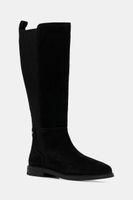 Tommy Hilfiger Semišové čižmy Tommy Hilfiger FLAG SUEDE LONG BOOT