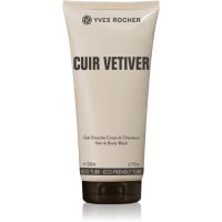 Yves Rocher Cuir Vétiver душ гел за тяло и коса за мъже 200 мл.