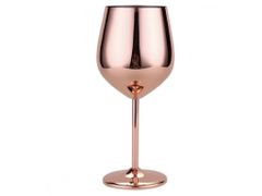 Nerezový pohár na víno, 500 ml Farba: Ružová