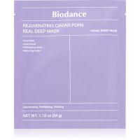 Biodance Rejuvenating Caviar PDRN Real Deep Mask masca revitalizanta reface bariera protectoare a pielii 34 g
