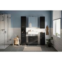 MID.YOU KÚPEĽŇA čierna s vysokým leskom