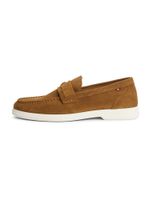 TOMMY HILFIGER Slip On cipele 'Flag Plaque'  konjak