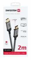 Swissten HDMI/HDMI 4K 60Hz 2m Nylon