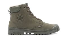 Palladium SP20 Cuff Leather Waterproof WL Unisex - Încălțăminte Palladium - Verde - 79067-325-M-10.5 - Size: 10.5