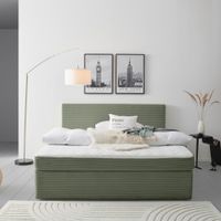 P & B AMERICKÁ POSTEĽ, 180/200 cm, zelená