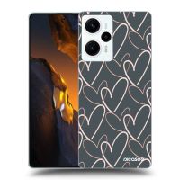 Silikónový prehľadný obal pre Xiaomi Poco F5 - Veľa lásky