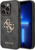 Ovitek GUESS 4G METAL za Apple iPhone 15 Pro Max siv
