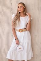 Kesi Włoski Dress with frills white