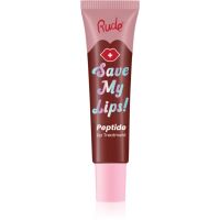 Rude Cosmetics Save My Lips nährendes und feuchtigkeitsspendendes Lippenbalsam mit Peptiden Farbton Cherry 15 ml