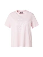 VERO MODA Majica 'VMPALMA METTE'  roza / bijela