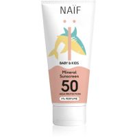 Naif Baby & Kids Mineral Sunscreen SPF 50 0 % Perfume krem ochronny dla dzieci 100 ml